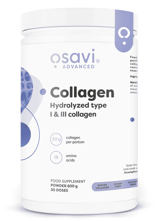 Osavi Collagen Peptides - Hydrolyzed Type 1 & 3 - 600 grams