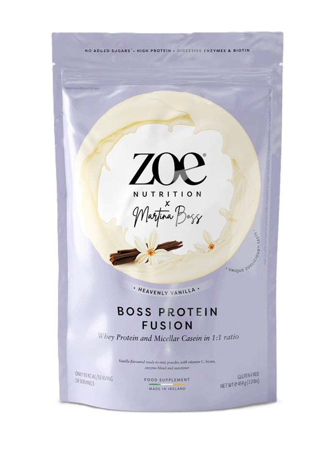 ZOE Nutrition Boss Protein Fusion, Heavenly Vanilla - 454 grams