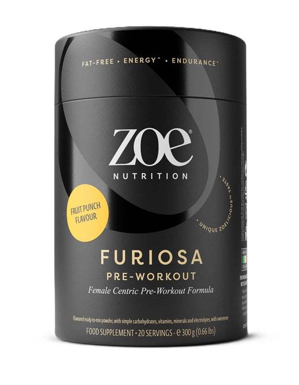 ZOE Nutrition Furiosa Pre-Workout, Fruit Punch - 300 grams