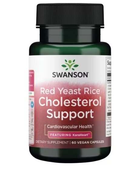 Swanson Red Yeast Rice Cholesterol Support - 60 vcaps