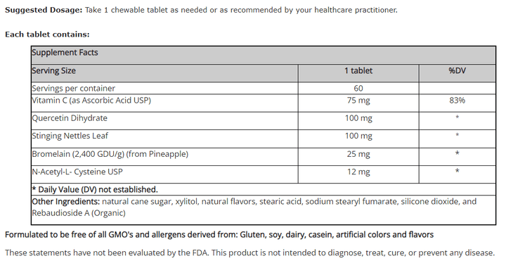 A&I Chewables, 60 de tablete - noi începuturi