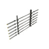 JORDAN Wall Mounted Bar Rack, Black - Welzo