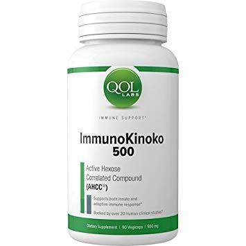 ImmunoKinoko AHCC 500 mg 90 vcaps - Quality of Life Labs - welzo