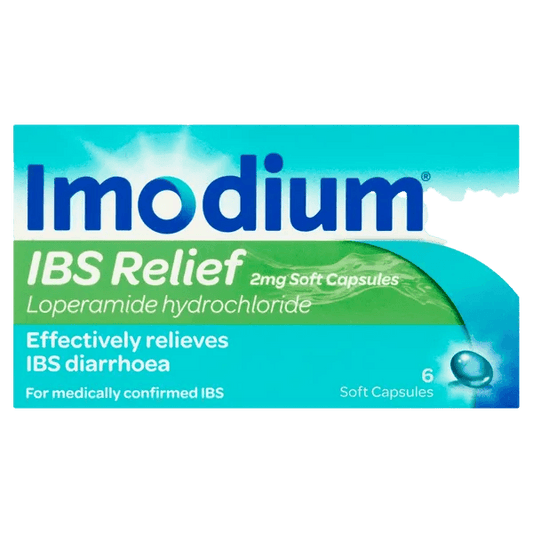 Imodium IBS Relief Capsules 2mg Pack of 6 - welzo