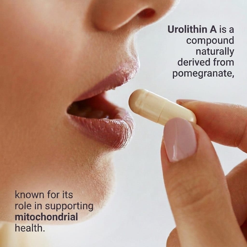Welzo Ultra Purity Urolithin A ingredient information showing the 500mg clinically studied dose
