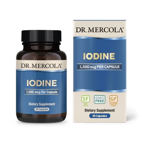 Iodine (Potassium Iodide) 30 Capsules - Dr Mercola - welzo