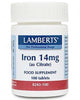 Iron 14mg (as Citrate), 100 tabs - Lamberts - welzo