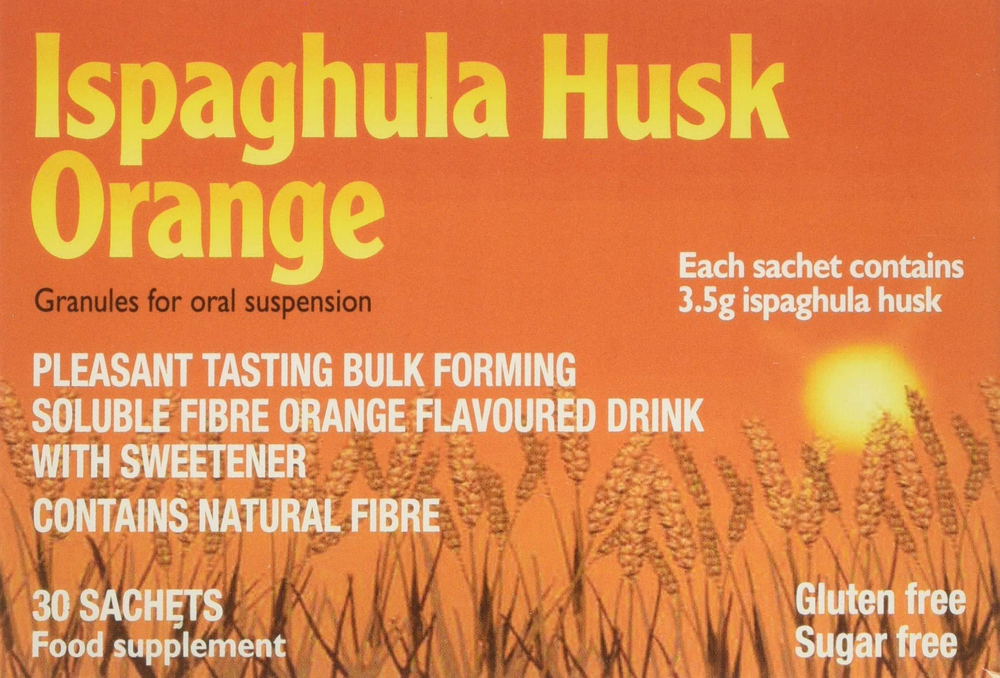 Ispaghula Husk Orange Pack of 30 - welzo