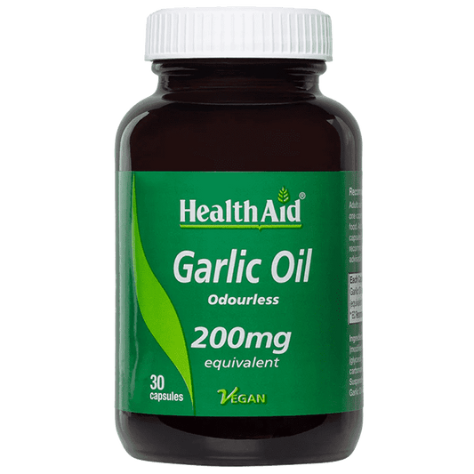 HealthAid Garlic Oil 200mg Capsules Pack of 30 - welzo