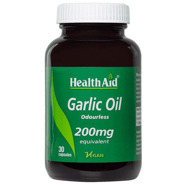 HealthAid Garlic Oil 200mg Capsules Pack of 30 - welzo