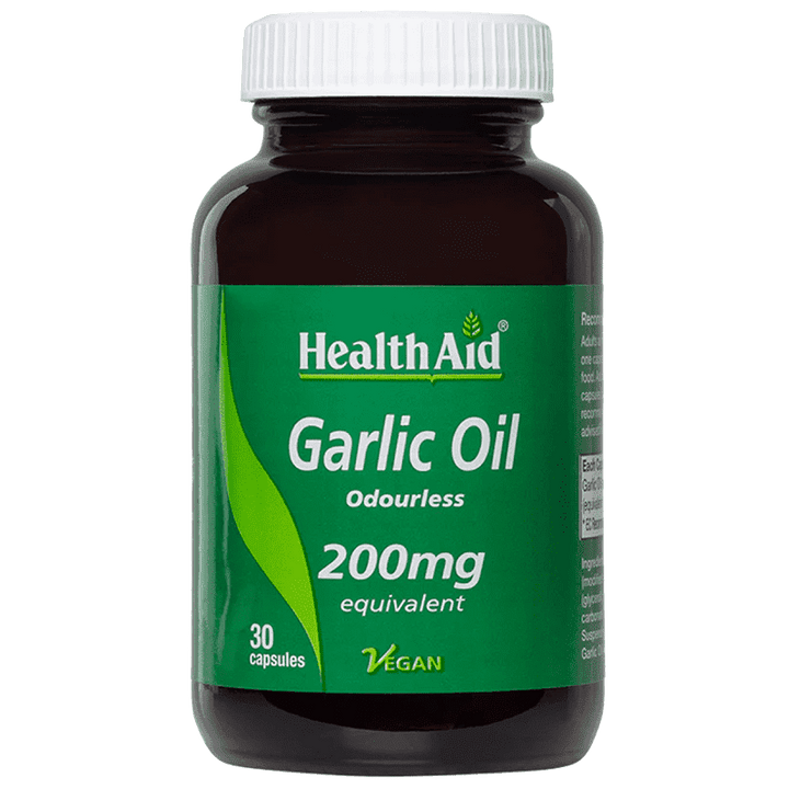 HealthAid Garlic Oil 200mg Capsules Pack of 30 - welzo