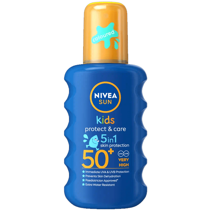 Nivea Sun Kids Protect & Care Spray SPF50+ UVA 4* 200ml - welzo