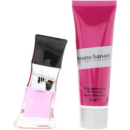 Bruno Banani Not For Everybody Dangerous Women 2 Piece Gift Set: Eau De Toilette 30ml - Shower Gel 50ml