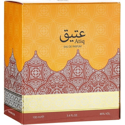 ATIQ by MARYAJ Unisex Perfume Eau De Parfum 100ml Aromatic Citrus Fragrance with Grapefruit Juniper Incense Vetiver Leather Accord - Woody & Leathery Base Notes