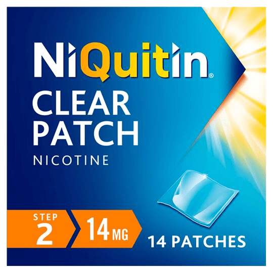 Niquitin 14mg Patches Step 2 Clear Pack of 14 - welzo