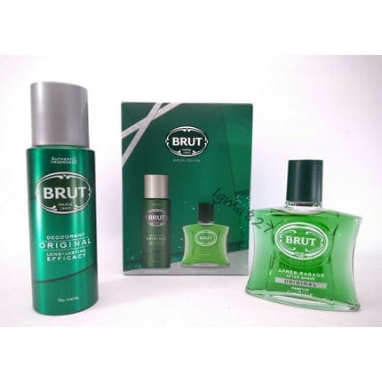 Brut Men Original Sonderausgabe Deodorant Aftershave Duschgel Geschenkset