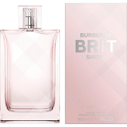 Burberry Brit Sheer 3.4 Eau De Toilette Spray 100ml