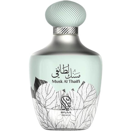 Musk Al Thaifi Eau De Parfum 100ml by Nylaa - Captivating Chypre Fruity Fragrance Passion Fruit Peach Pear Raspberry Cassis Lily of the Valley Freesia Sandalwood Patchouli Vanilla Amber Musk