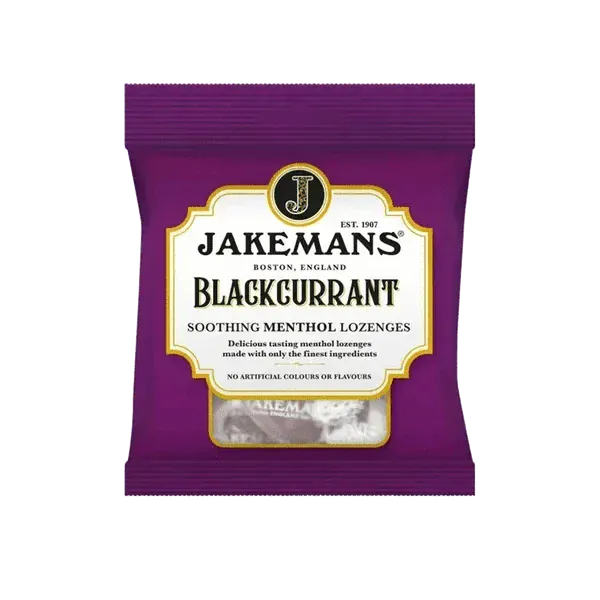 Jakemans Cough Sweets Blackcurrant Menthol 73g
