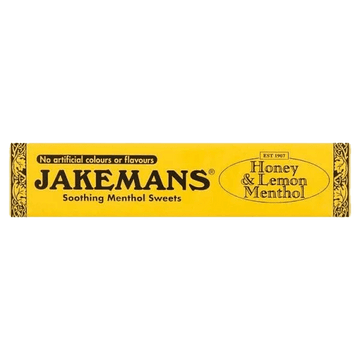 Jakemans Cough Sweets Honey & Lemon Menthol 41g - welzo