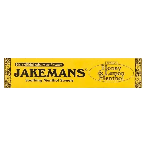 Jakemans Cough Sweets Honey & Lemon Menthol 41g