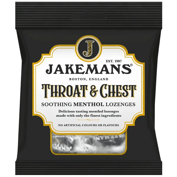 Jakemans Cough Sweets Throat & Chest Menthol - welzo