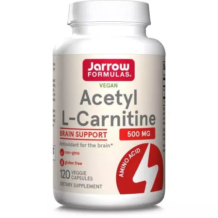 Formule jarrow acetil lcarnitina 500mg 120 capsule vegetariane