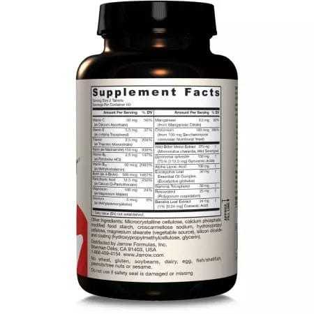 Jarrow Formulas Resveratrol 100mg 60 Veggie Capsules