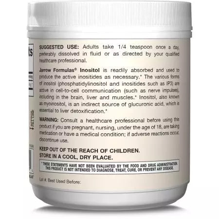 Jarrow Formulas Inositol Powder 8oz (227 g)