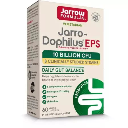 Jarrow Fórmulas Jarrodophilus EPS 10 mil millones CFU 60 Entroguard Cápsulas vegetarianas