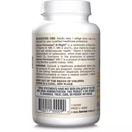 Jarrow Formules KRIGHT 60 SoftGels