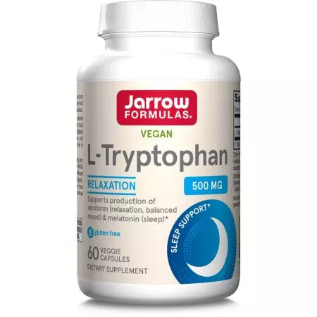 Formules Jarrow Ltryptophan 500mg 60 capsules végétariennes