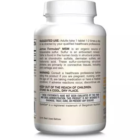 Jarrow Formulas MSM 1.000 mg 200 Veggie -capsules