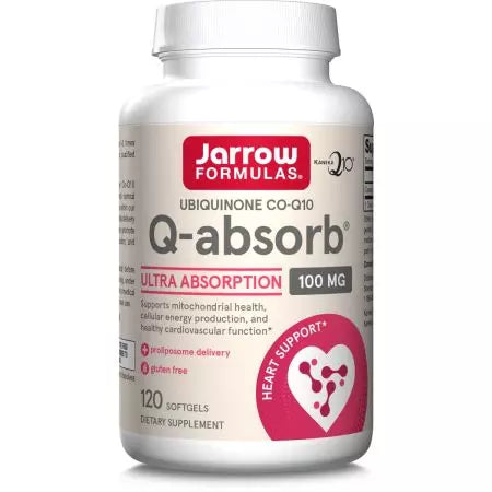 Jarrow Formulas Qabsorb CoQ10 100mg 120 SoftGels