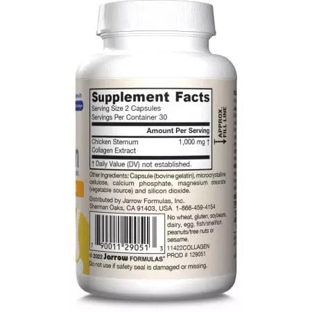 Jarrow Formulas Type II Collagen Complex 1000mg 60 Capsules