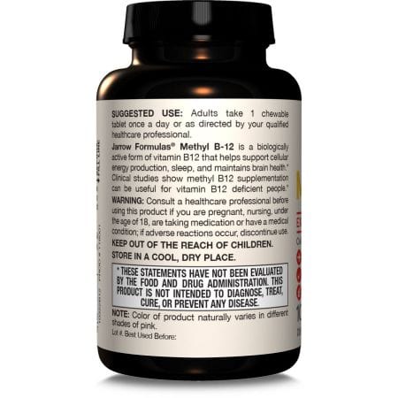 Jarrow -Formeln Vitamin Methyl B12 und Methylfolat