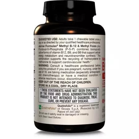 Jarrow -Formeln Vitamin Methyl B12 und Methylfolat