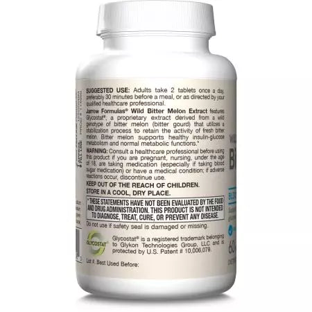 Jarrow Formulas Wild Bitter Melon Extract 60 comprimidos