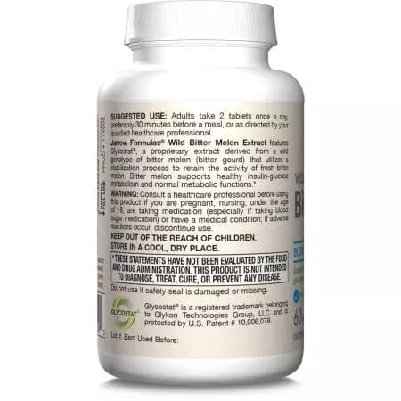 Jarrow Formulas Wild Bitter Melon Extract 60 Tablets