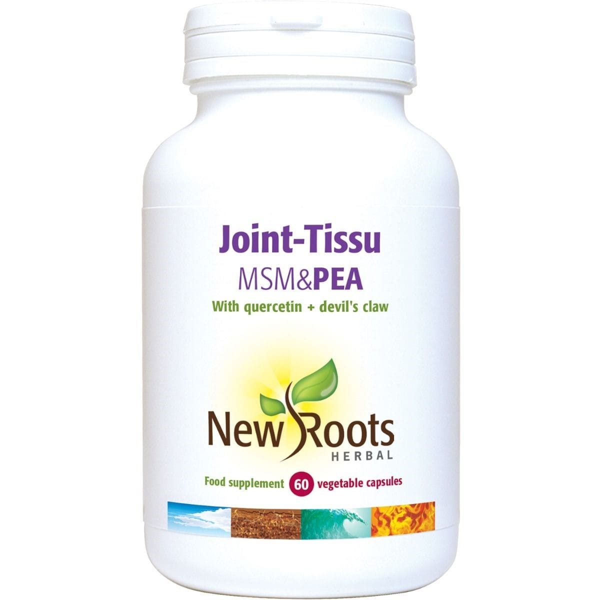 New Roots Ziołowy Joint-Tissu MSM i PEA – 60 Kapsułek – zdjęcie 2