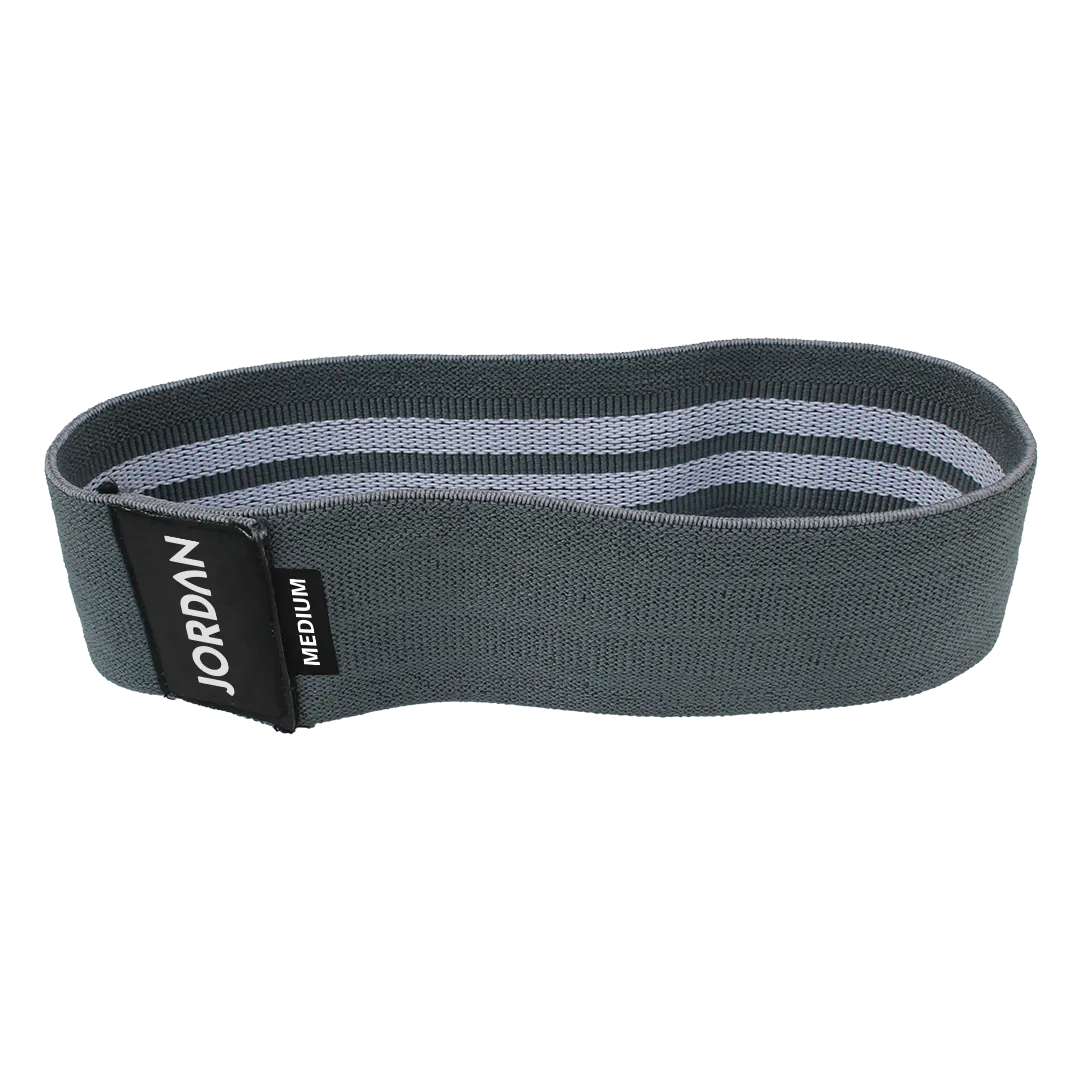 JORDAN Fabric Resistance Band - Medium - Grey - Welzo