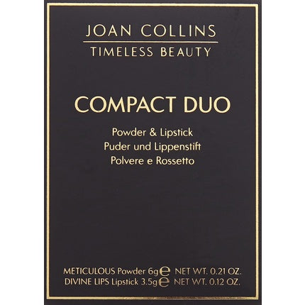 Joan Collins Timeless Beauty Compact Duo Lipstick and Powder Helene