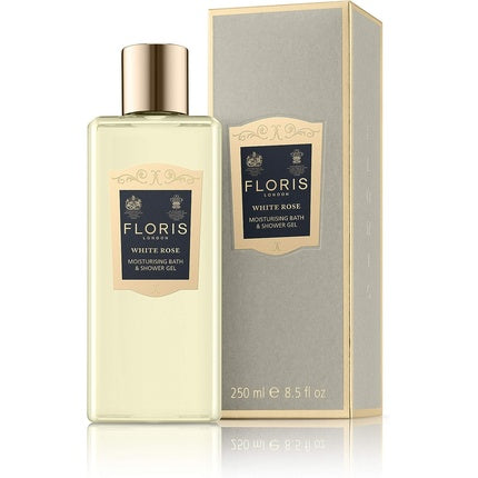 Floris London White Rose Moisturising Bath and Shower Gel 250ml