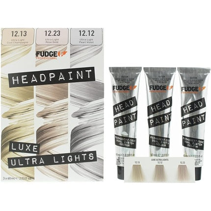 Fudge Professional Head Paint High Lift Trio Kit 3 x 60ml 12.13/12.23/12.12