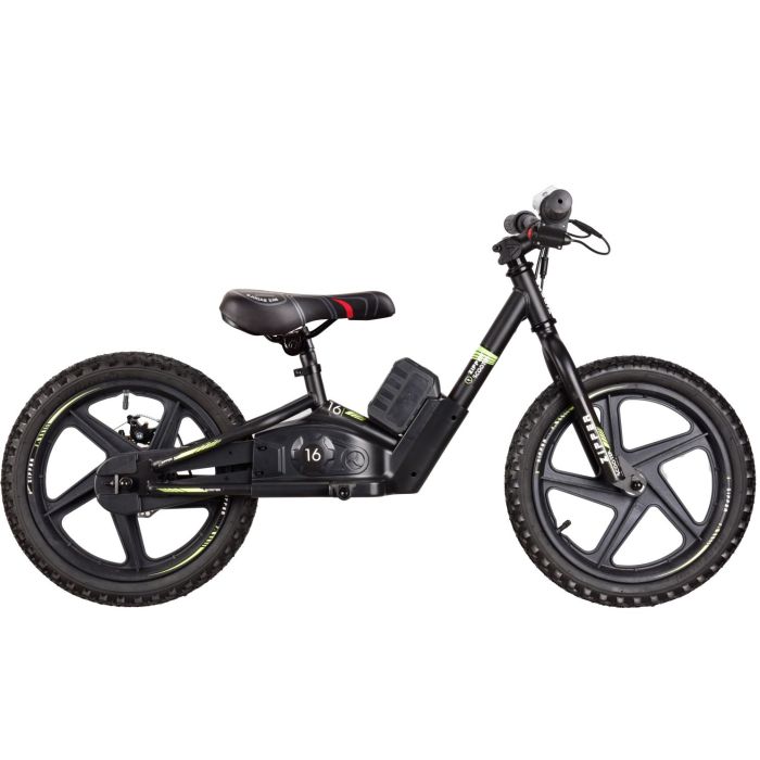 200W Kids Electric Balance Bike – 16" Wheels, 21V Removable Battery, Green Ride-On for Ages 4+