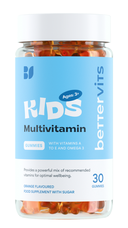 Bettervits Kids - Omega 3 Multivitamin Gummies - Welzo