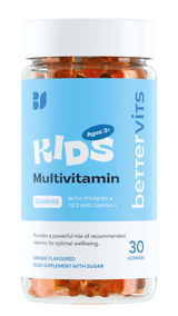 Bettervits Kids - Omega 3 Multivitamin Gummies - Welzo