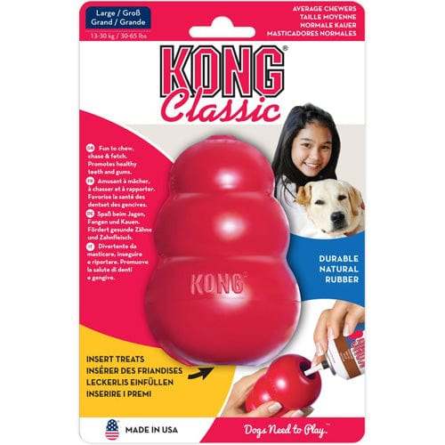 KONG Classic Large Dog Rubber Toy - welzo