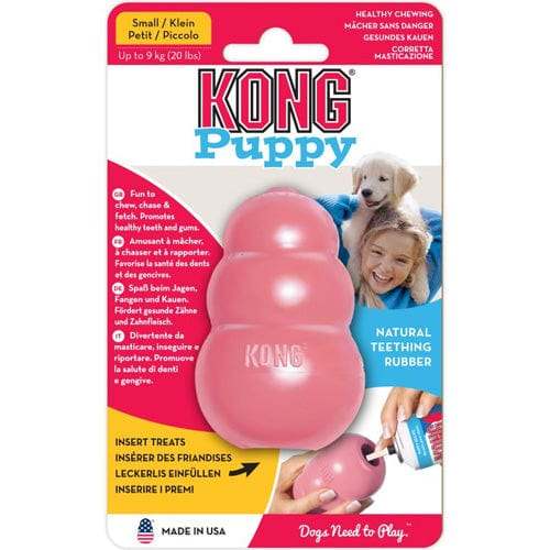 KONG Puppy Small Dog Rubber Toy - welzo