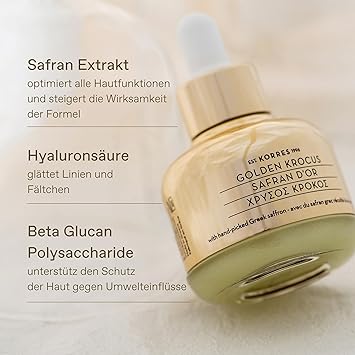 Korres Golden Krocus Anti-Aging-Augenelixier für eine feste und ernährte Augenfläche 18ml